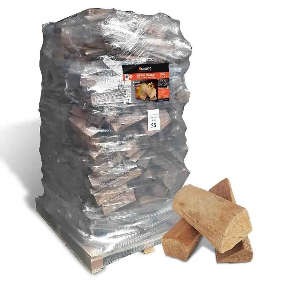 Bûches de chauffage en vrac extra-sec – feuillus durs – 25, 30 ou 40 cm au choix - ENERGIE BOIS SERVICE