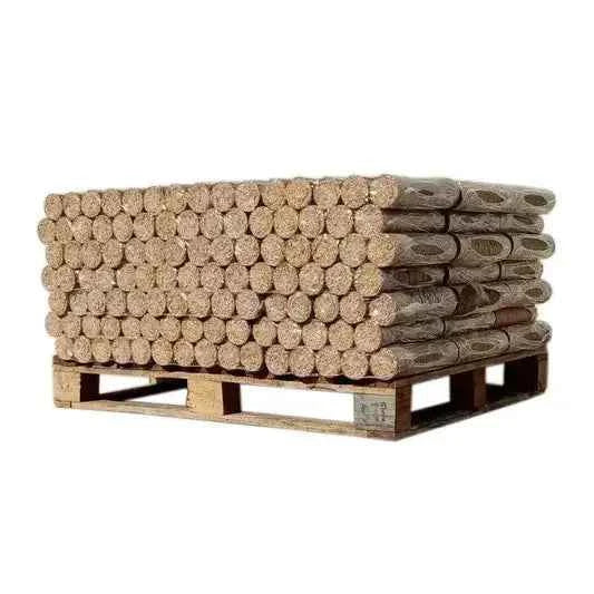 Bois densifié – Feuillus – 1/2 palette de 538 kg - ENERGIE BOIS SERVICE