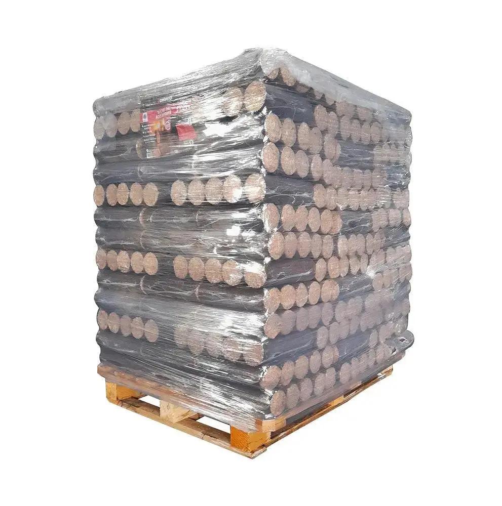 Bûches densifiées Ma Bûch’Hêtre – Pack de 5 – 100% hêtre naturel – Bois compressé haute performance Crépito